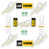 Image of USA Decal Kit Fits Caterpillar V80E Forklift  - 3M VINYL!