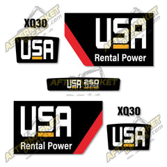 USA Decal Kit Fits Caterpillar XQ30 Generator - 3M VINYL!