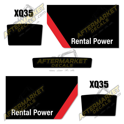 USA Decal Kit Fits Caterpillar XQ35 Generator - 3M VINYL!