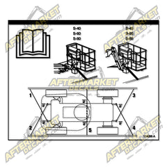 Decal Kit Fits Genie 114099 A TRANSPORT DIAGRAM - 3M VINYL!