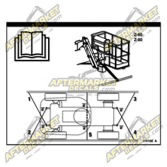 Decal Kit Fits Genie 114166 A TRANSPORT DIAGRAM - 3M VINYL!