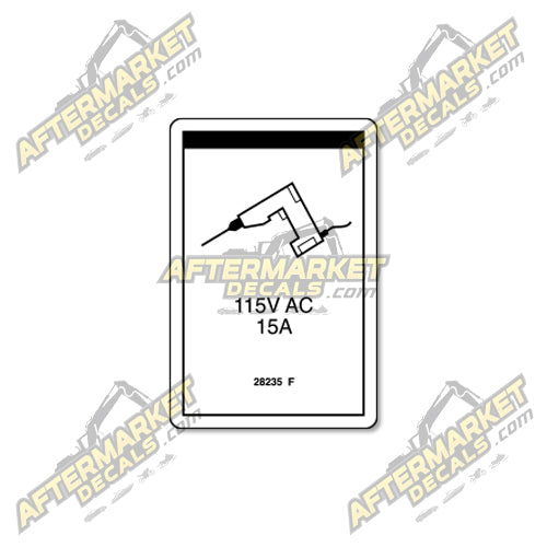Decal Kit Fits Genie 28235 F POWER TO PLATFORM - 3M VINYL!
