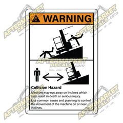 Decal Kit Fits Genie 31245 C WARNING COLLISION HAZARD  - 3M VINYL!