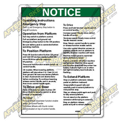 Decal Kit Fits Genie 43090 NOTICE INSTRUCTIONS - 3M VINYL!