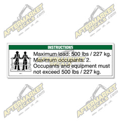 Decal Kit Fits Genie 72169 INSTRUCTIONS - 3M VINYL!