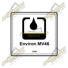 Decal Kit Fits Genie 72999 Enviorn MV46 - 3M VINYL!