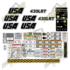 USA Decal Kit Fits JLG 430LRT Scissor Lift - 3M VINYL!