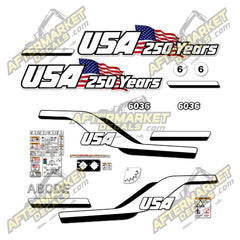USA Decal Kit Fits JLG 6036 Telehandler- 3M VINYL!