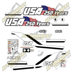 USA Decal Kit Fits JLG 8042 Telehandler- 3M VINYL!